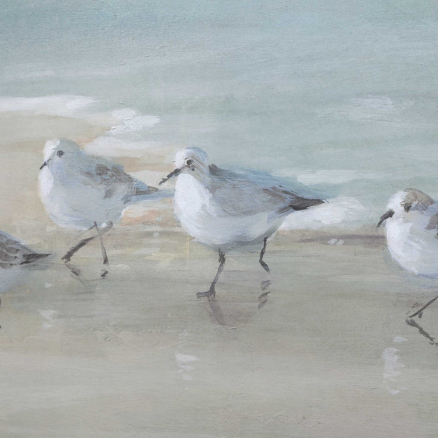 UTTERMOST TRANQUIL SHOREBIRDS ON THE SAND FRAMED PRINT - Art