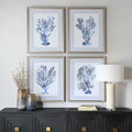 UTTERMOST Shibori Framed Prints Set Of 4 - Art
