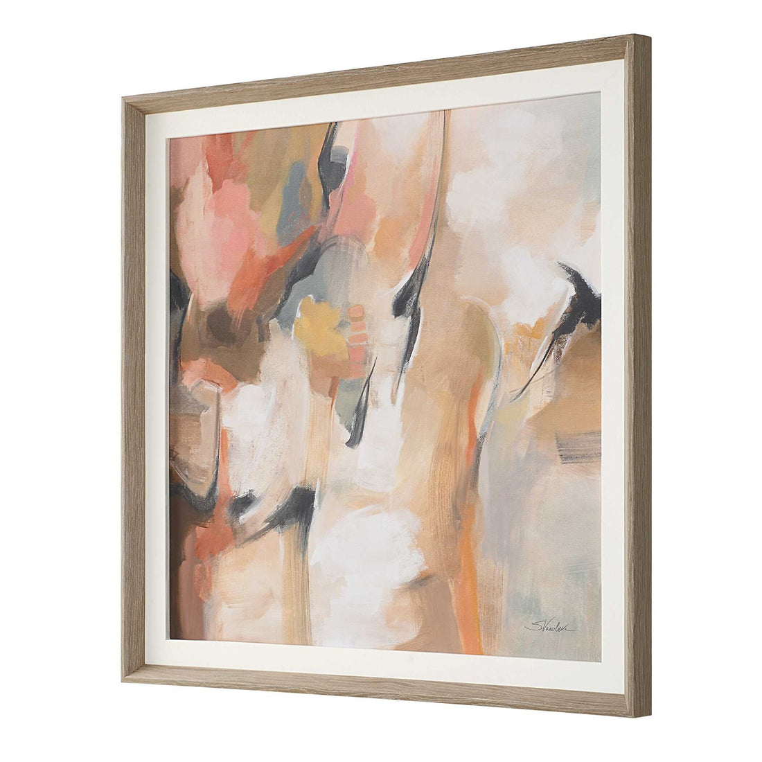 UTTERMOST Uphill Framed Abstract Print - Art