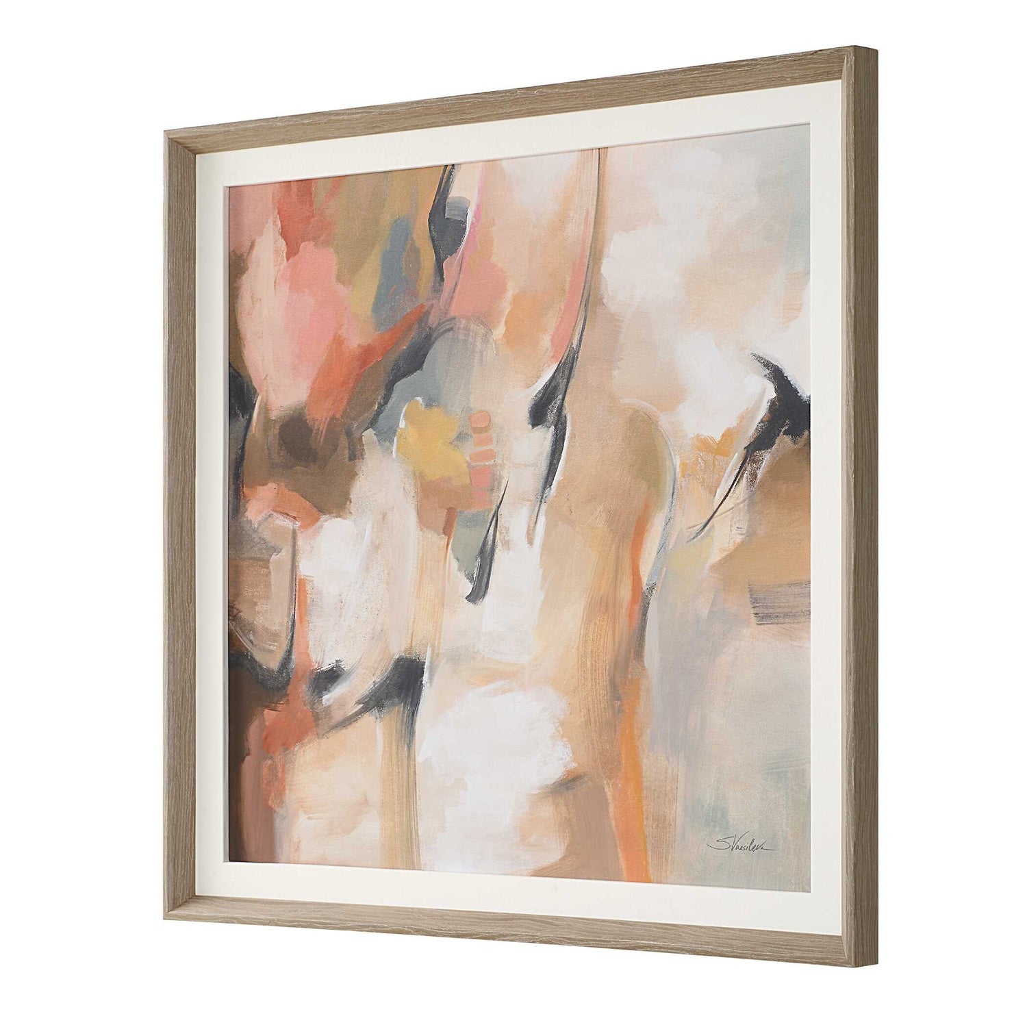UTTERMOST UPHILL FRAMED ABSTRACT PRINT - Art
