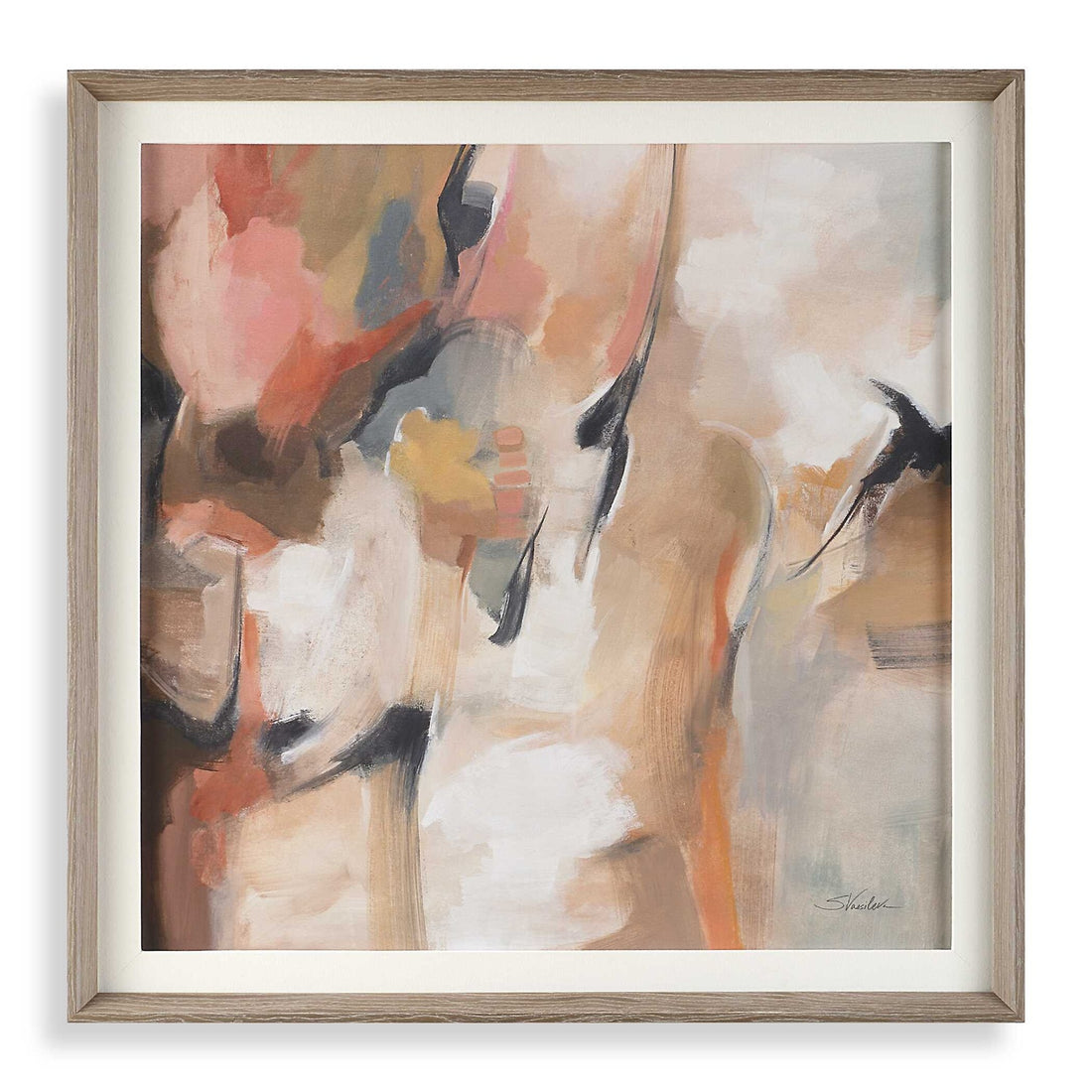 UTTERMOST Uphill Framed Abstract Print - Art