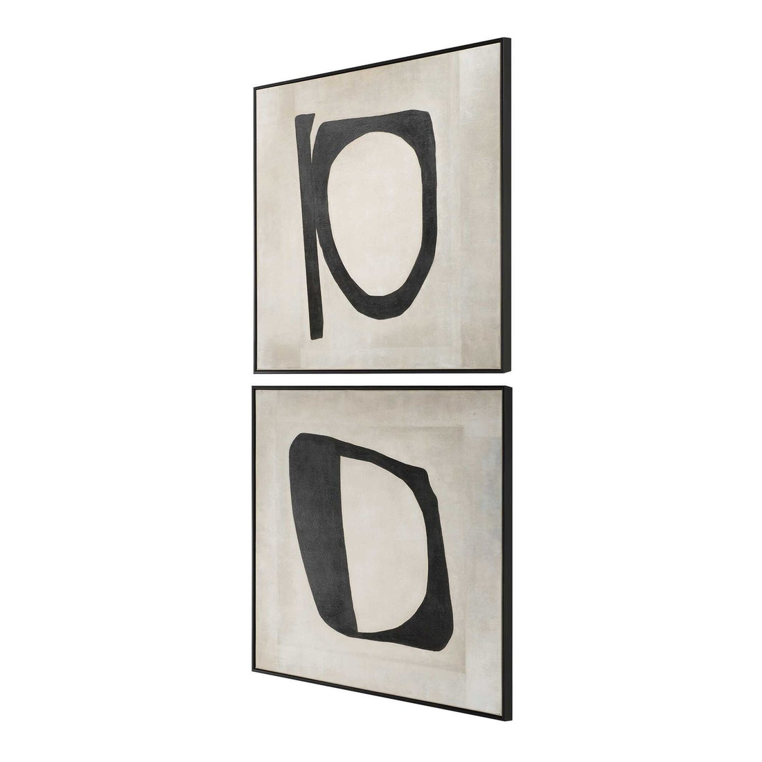 UTTERMOST Characters Abstract Art Set Of 2 - Art
