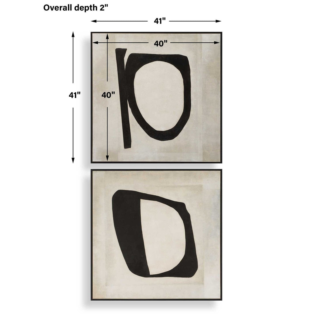 UTTERMOST CHARACTERS ABSTRACT ART - Art