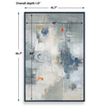 UTTERMOST BLUEPRINT HAND PAINTED MODERN ART - Art