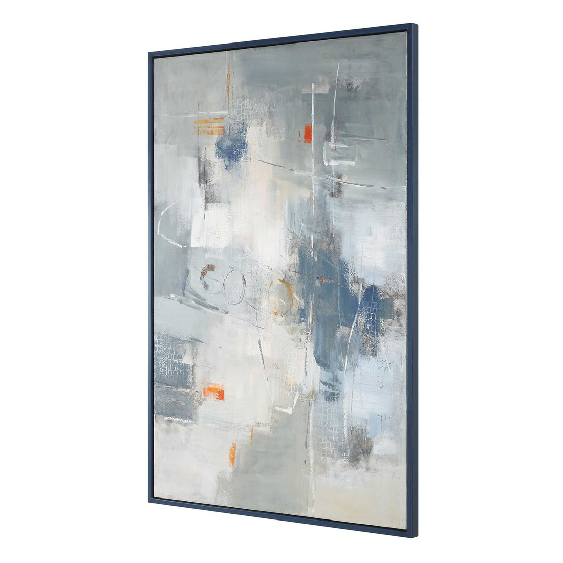 UTTERMOST Blueprint Hand Painted Modern Art - Art