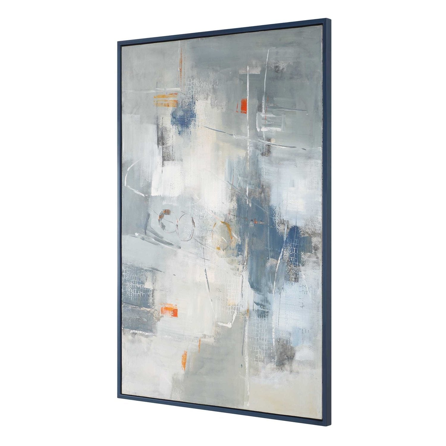 UTTERMOST Blueprint Hand Painted Modern Art - Art