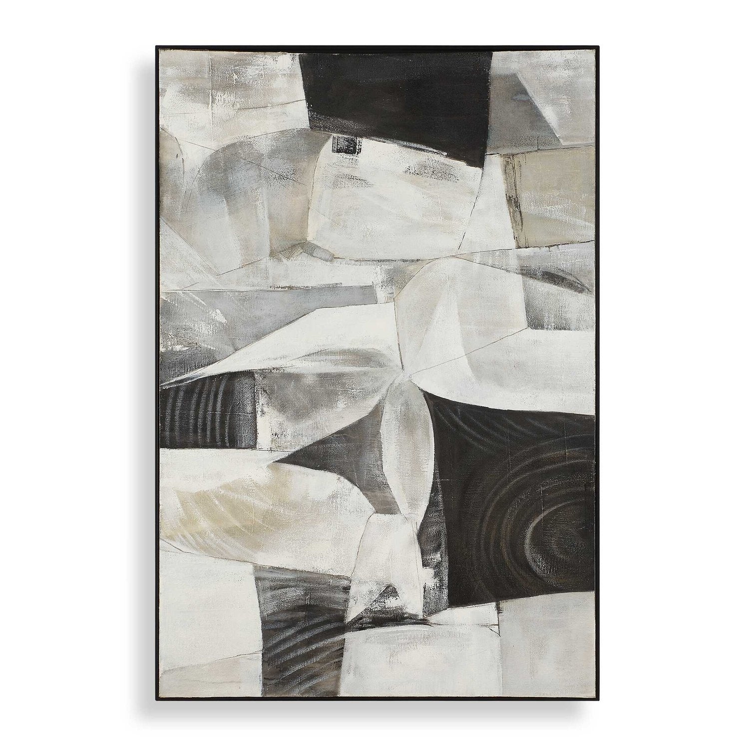 UTTERMOST FOLDING TIME FRAMED ABSTRACT ART - Art