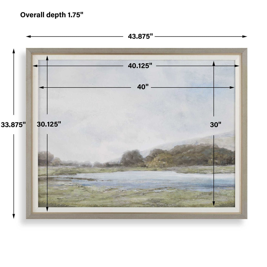 UTTERMOST RESTFUL VISTA-AWE LANDSCAPE ART - Art