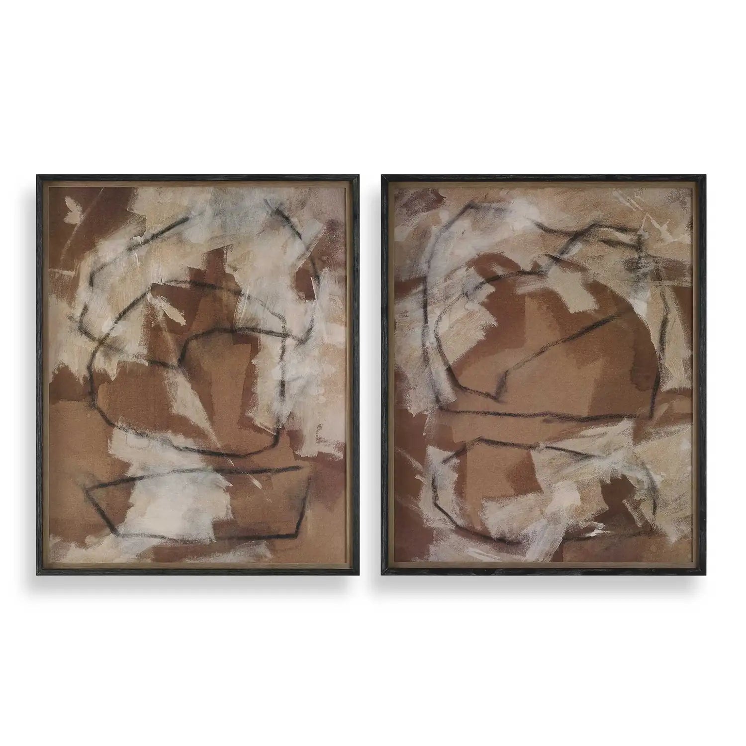 UTTERMOST Rush & Dash Framed Prints Set Of 2 - Art