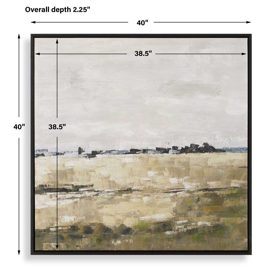 UTTERMOST FRAGMENT HAND PAINTED LANDSCAPE ART - Art