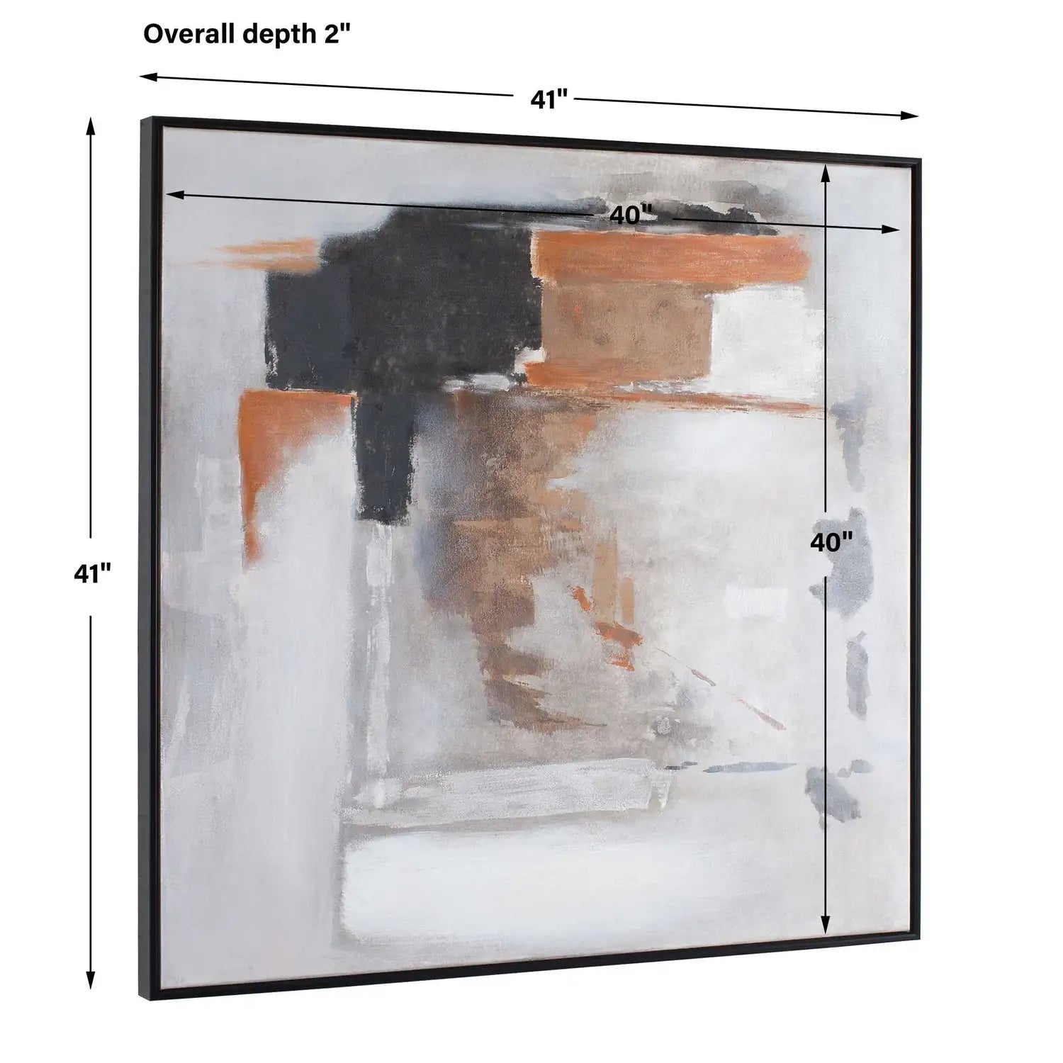 UTTERMOST Heat Of The Moment Abstract Art - Art