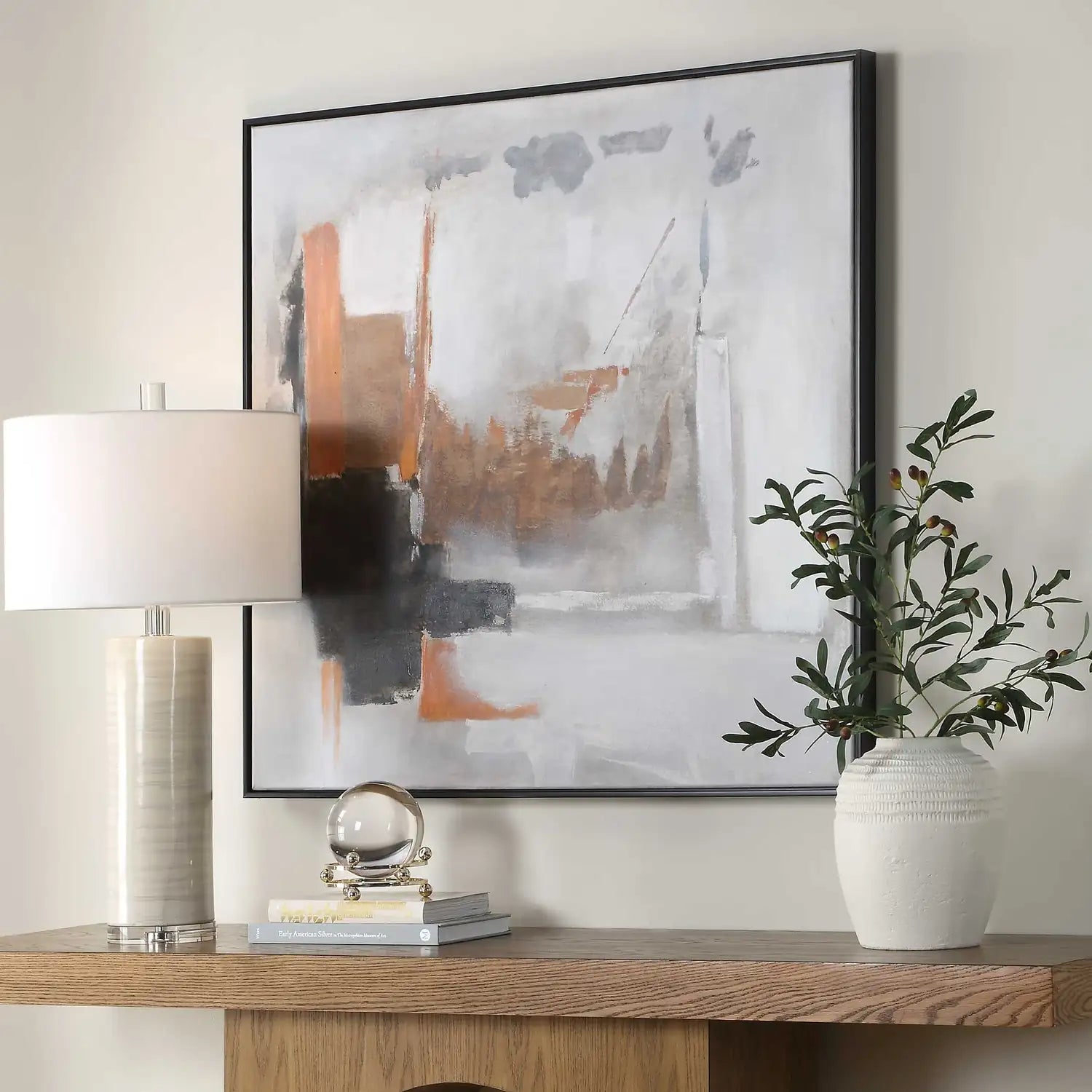 UTTERMOST Heat Of The Moment Abstract Art - Art