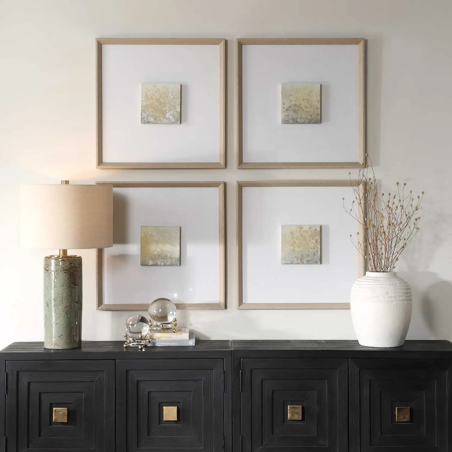 UTTERMOST Now & Then Abstract Art Set Of 4 - Art