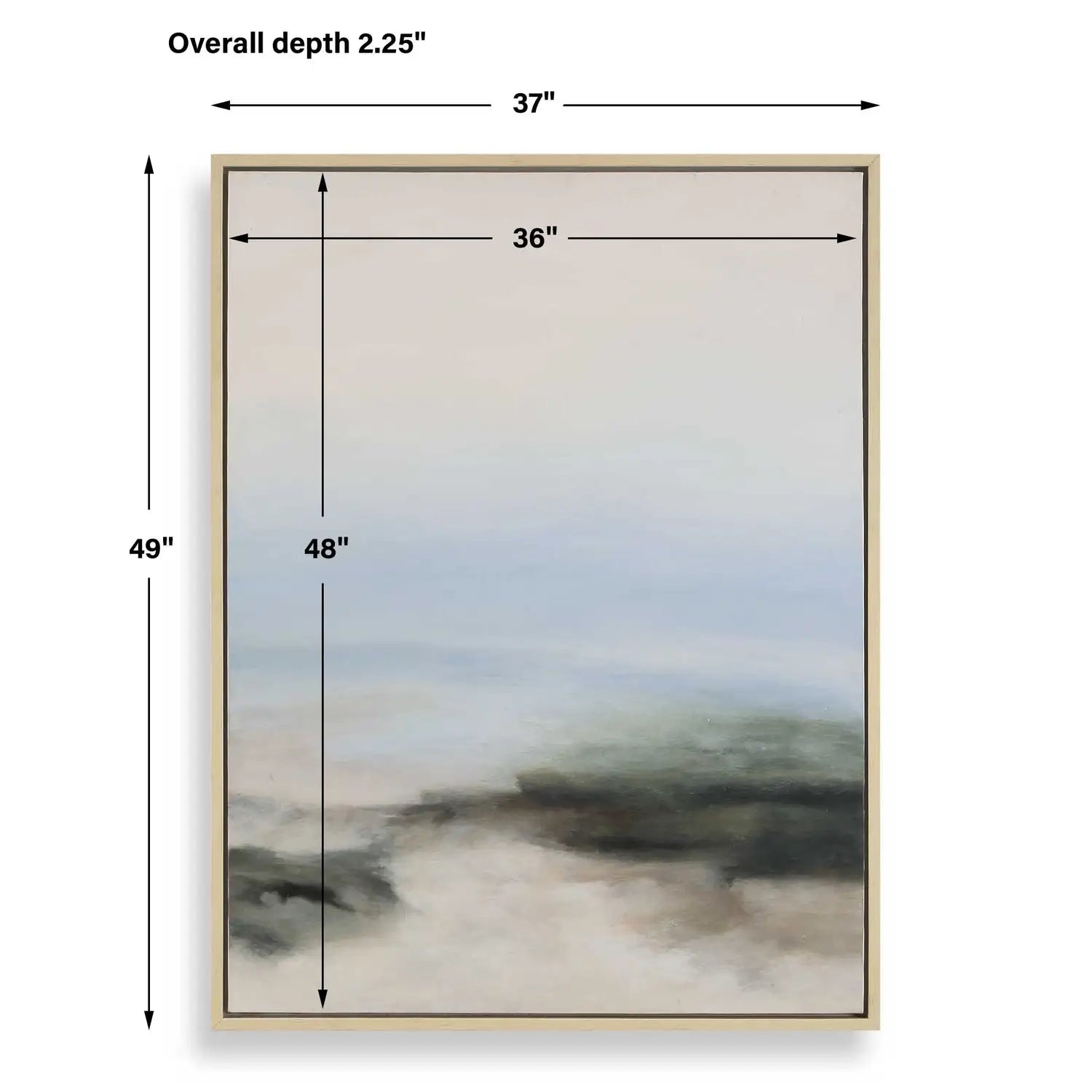 UTTERMOST Crossing Paths Coastal Landscape Painting - Art