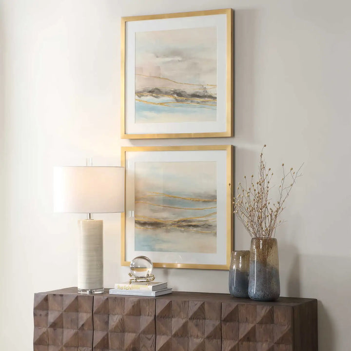 UTTERMOST So Abstract Landscape Prints Set Of 2 - Art