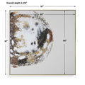 UTTERMOST Moon Landing Hand Painted Abstract Art - Art