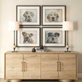 UTTERMOST Dog Days Framed Prints Set Of 4 - Art