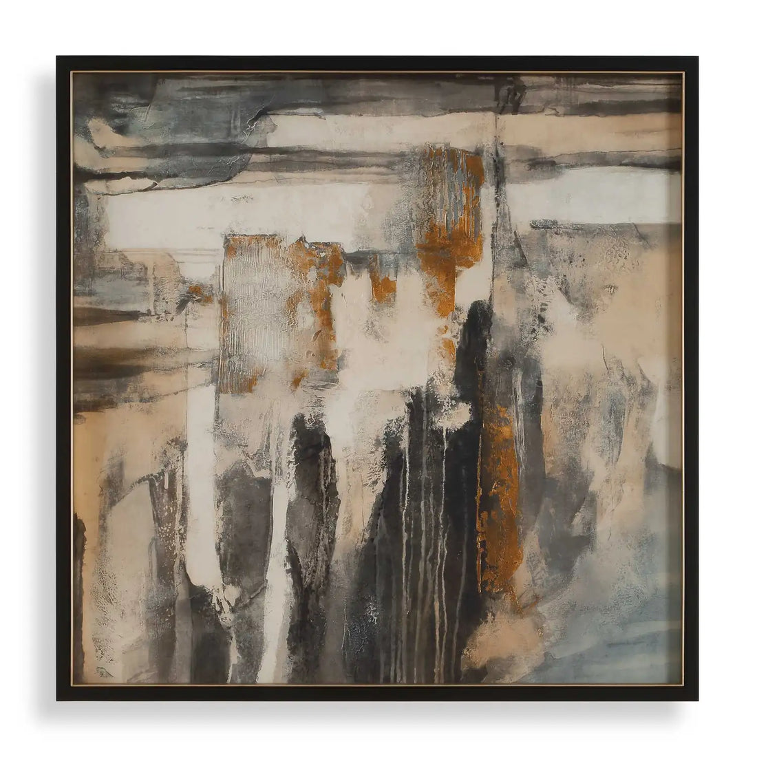 UTTERMOST Landslide Framed Abstract Print - Art