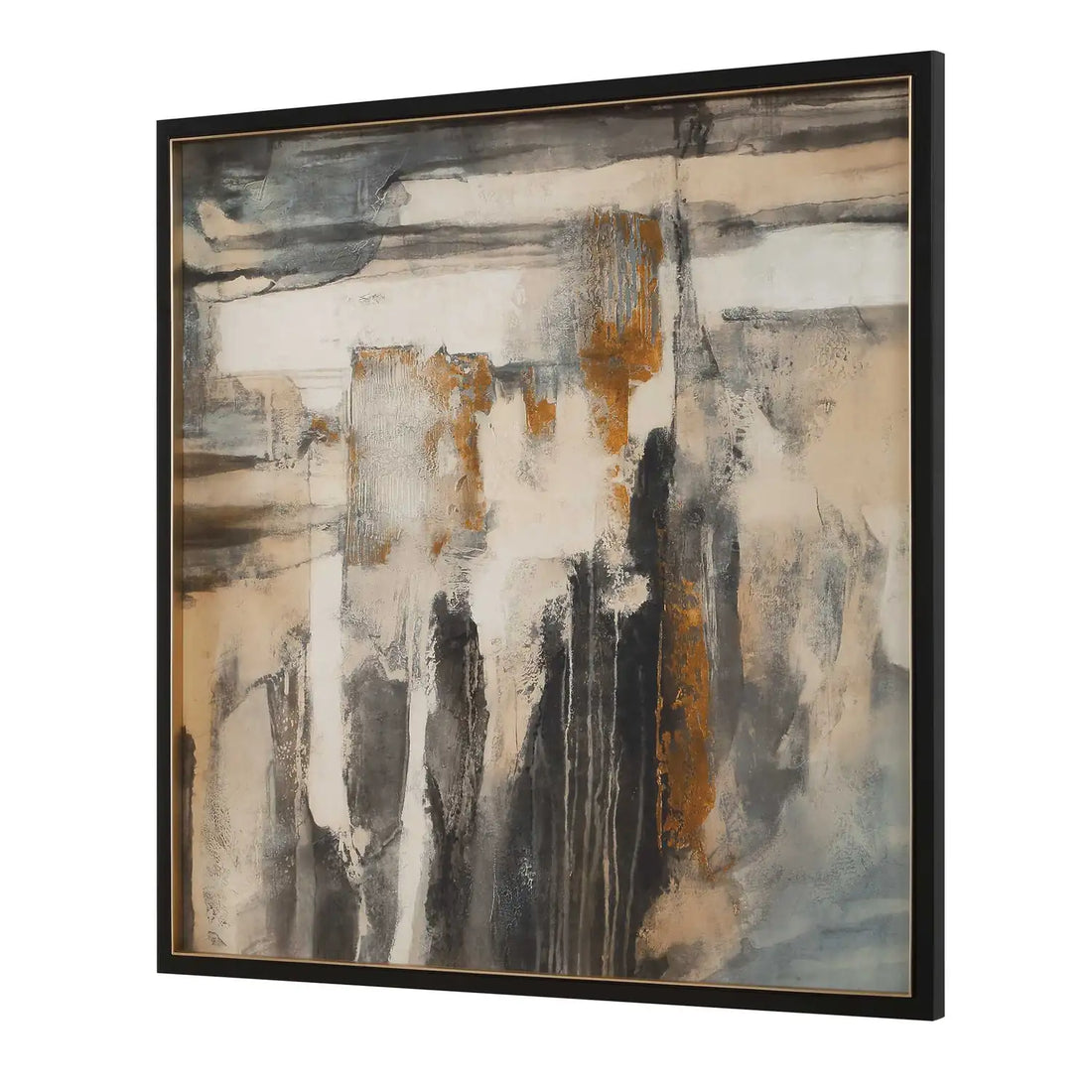 UTTERMOST Landslide Framed Abstract Print - Art