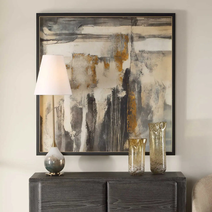 UTTERMOST LANDSLIDE FRAMED ABSTRACT PRINT - Art