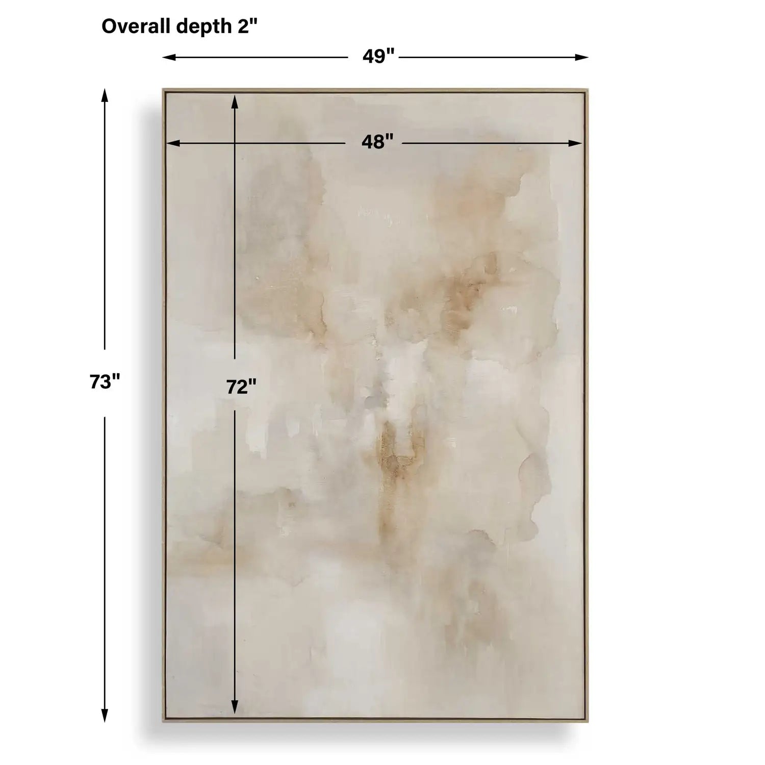 UTTERMOST Remedy Hand Painted Modern Canvas - Art