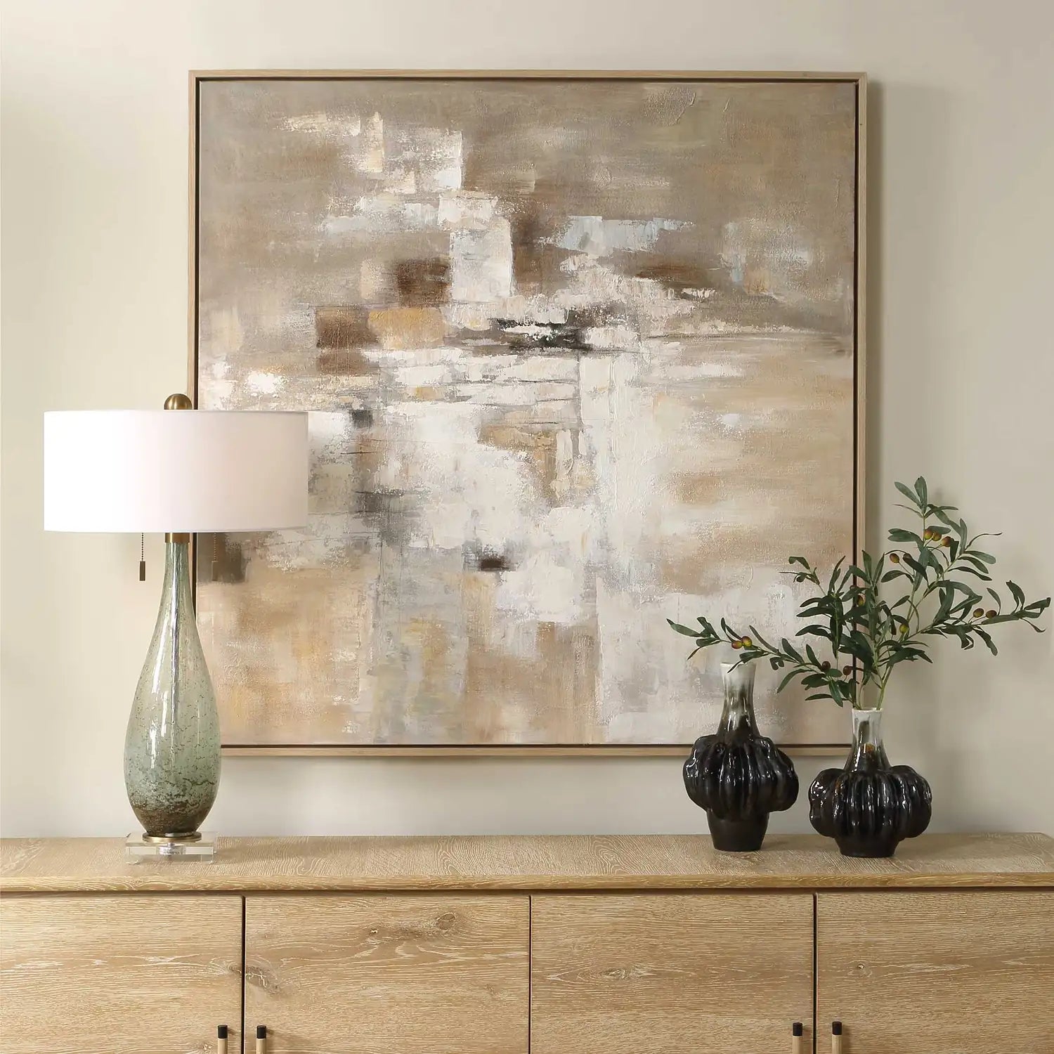 UTTERMOST TIME TO TIME HAND PAINTED ABSTRACT ART - Art