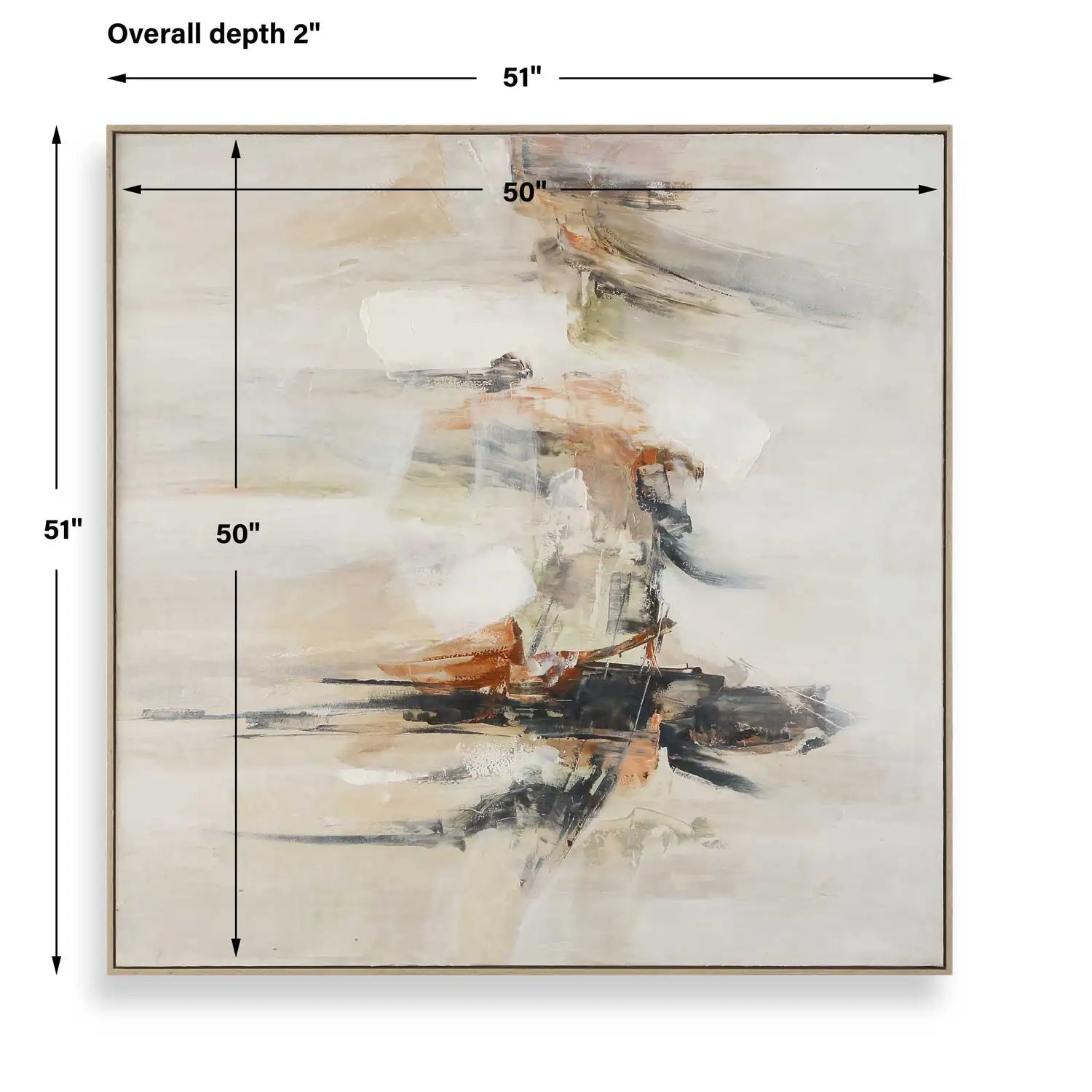 UTTERMOST Outburst Hand Painted Modern Art - Art