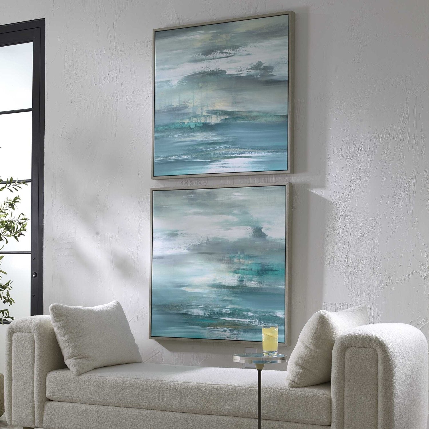 UTTERMOST TRANQUIL STATE OF MIND FRAMED CANVASES S/2 - Art