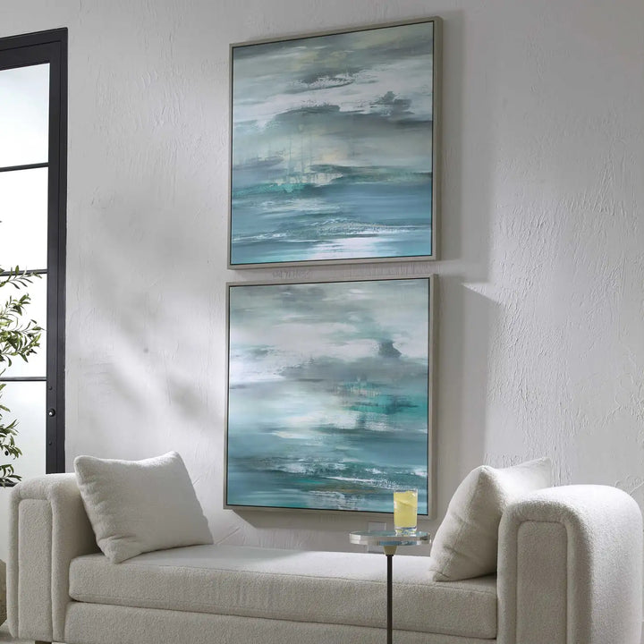 UTTERMOST Tranquil State Of Mind Framed Canvases S/2 - Art
