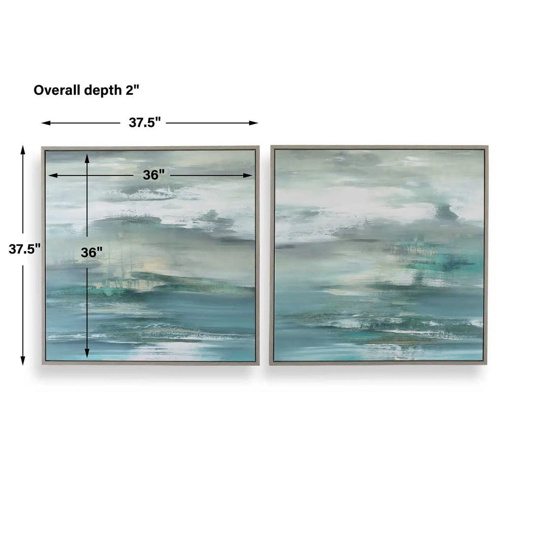 UTTERMOST Tranquil State Of Mind Framed Canvases S/2 - Art