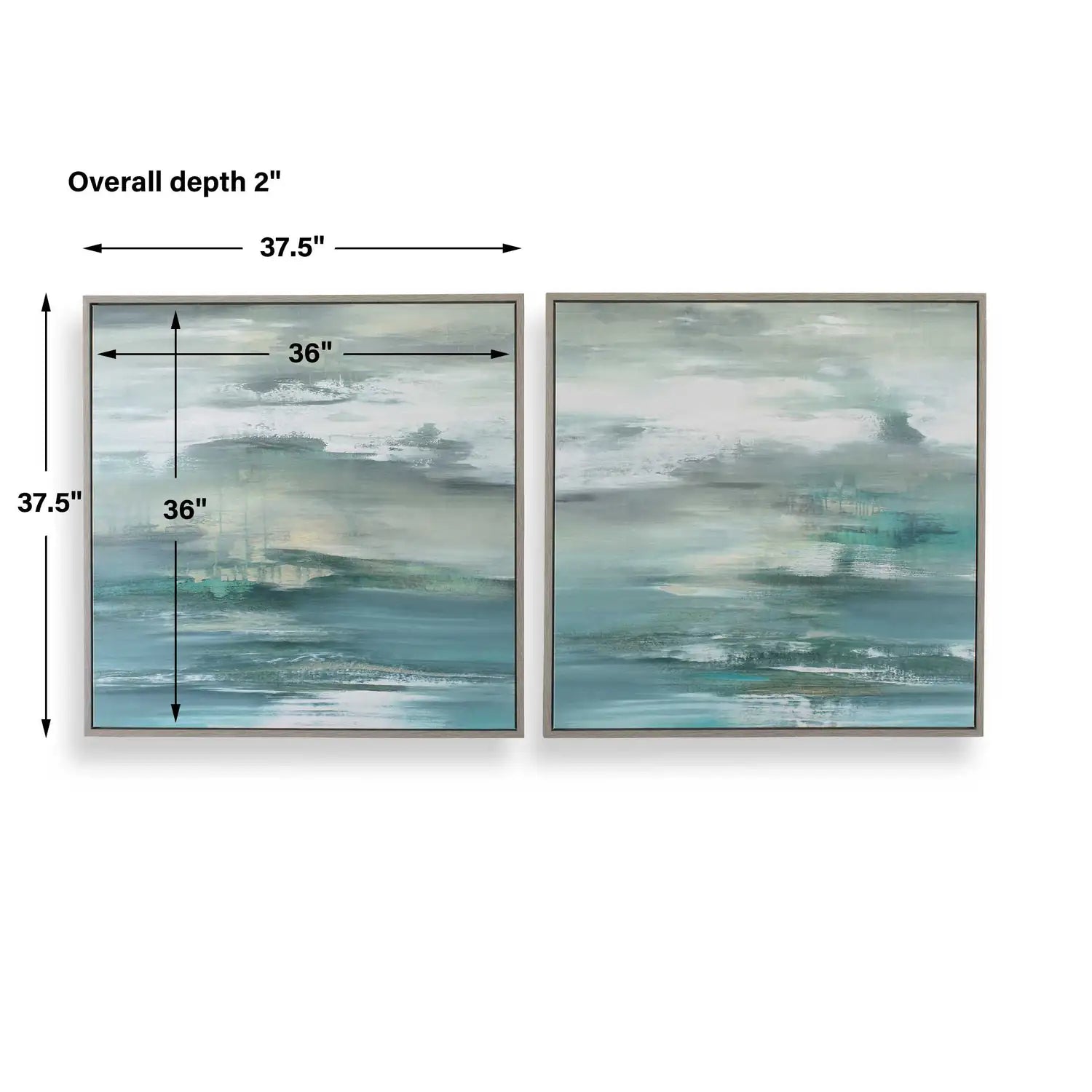 UTTERMOST Tranquil State Of Mind Framed Canvases S/2 - Art