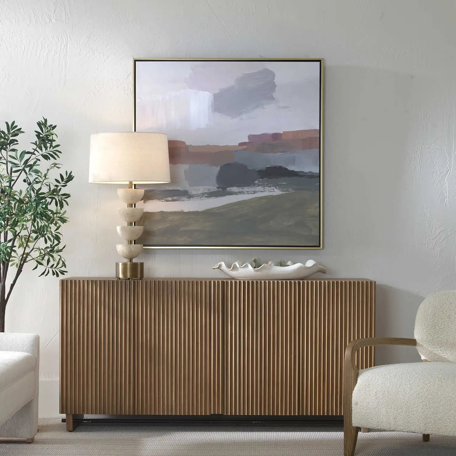 UTTERMOST Westward Framed Landscape Art - Art