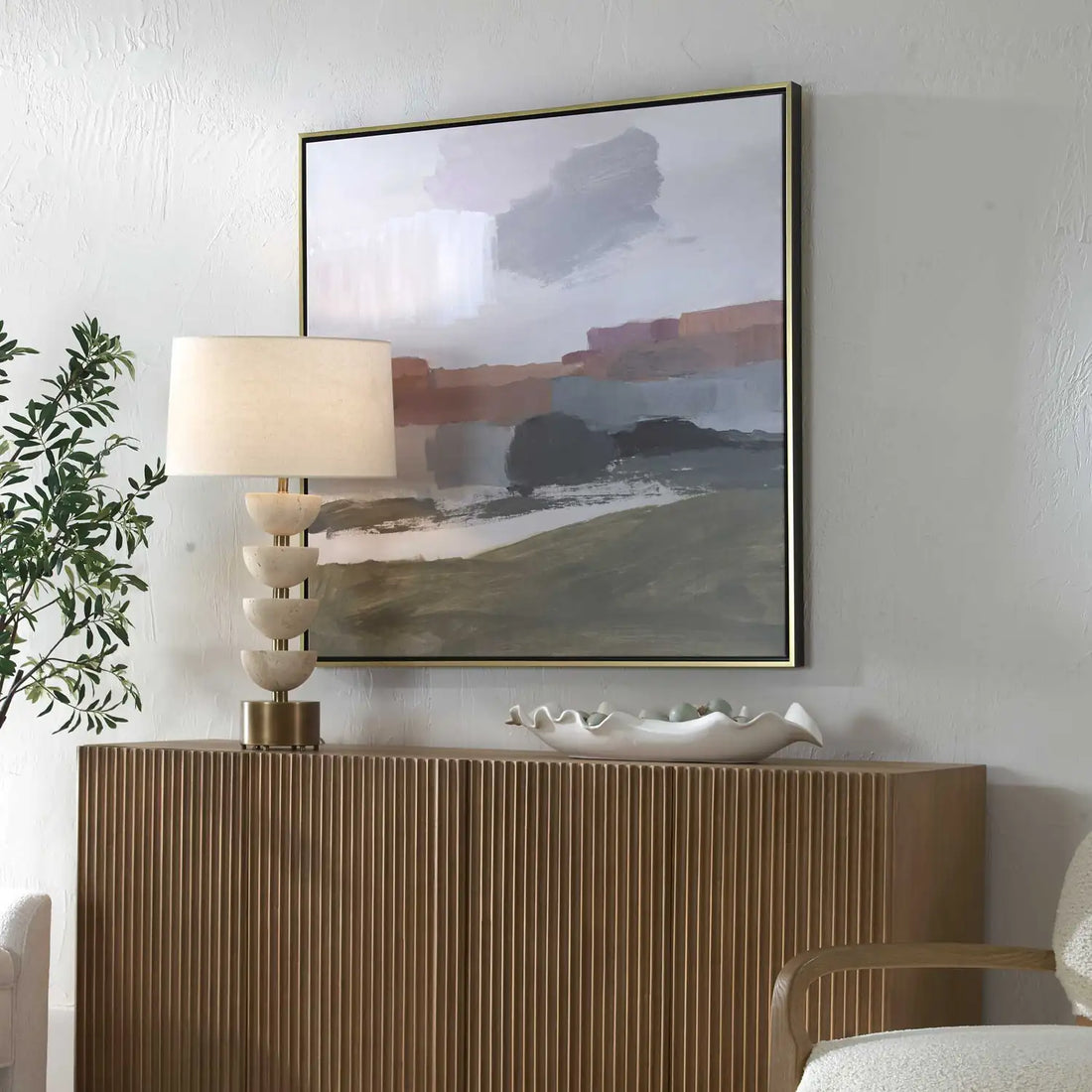 UTTERMOST Westward Framed Landscape Art - Art
