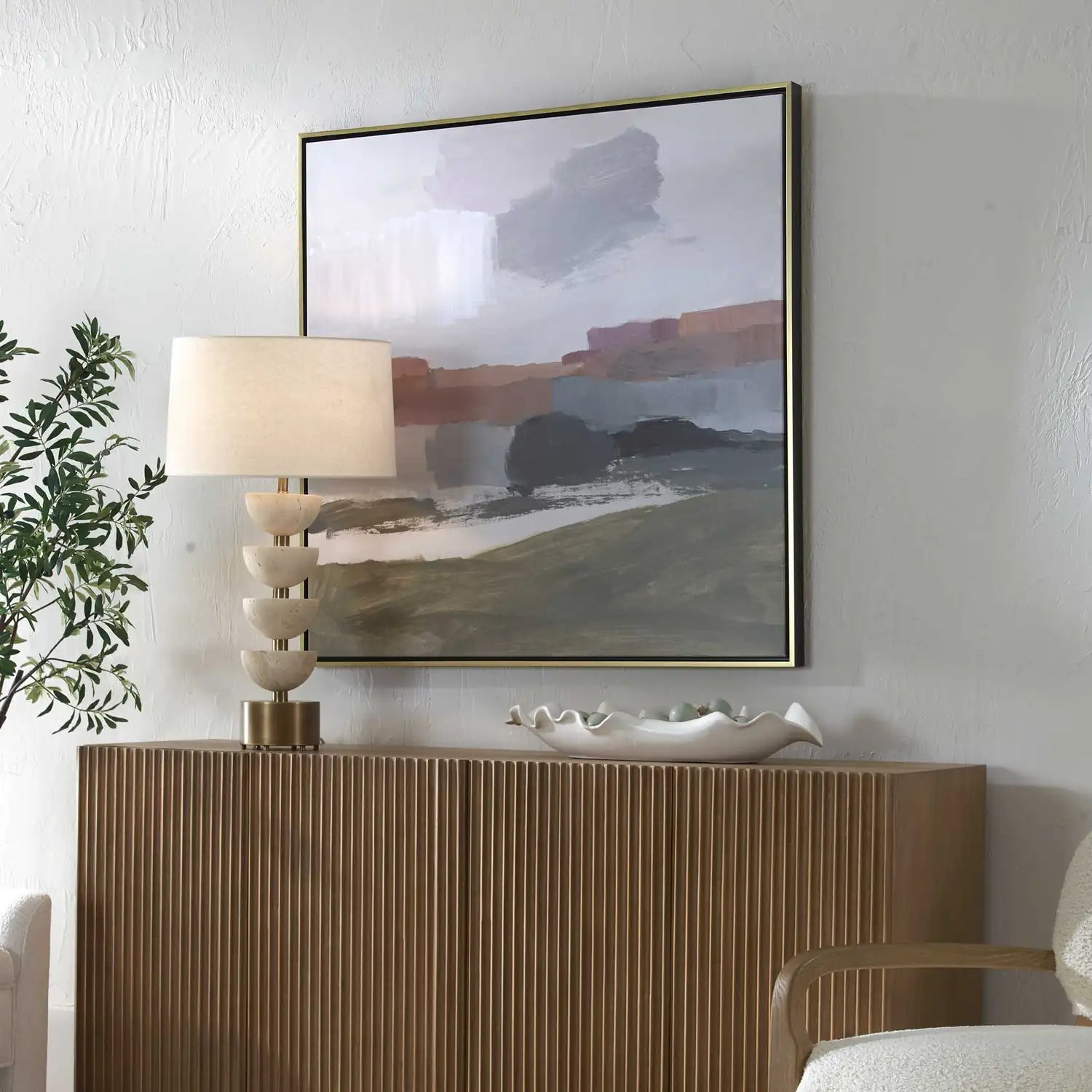 UTTERMOST Westward Framed Landscape Art - Art