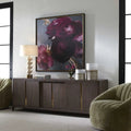 UTTERMOST Plum Ranculus Framed Floral Art - Art