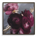 UTTERMOST Plum Ranculus Framed Floral Art - Art