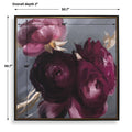 UTTERMOST Plum Ranculus Framed Floral Art - Art