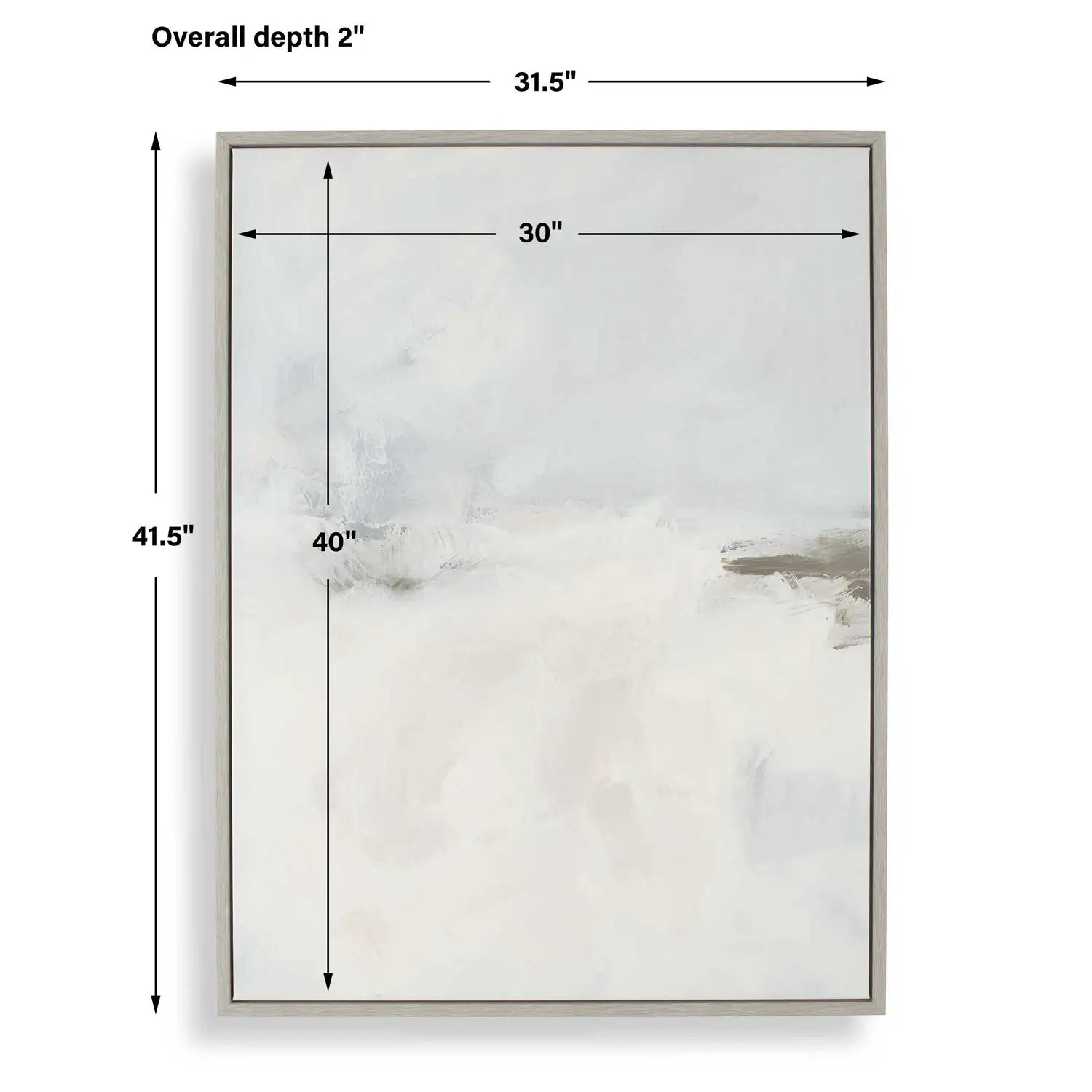 UTTERMOST Simple Serenity Framed Abstract Art - Art