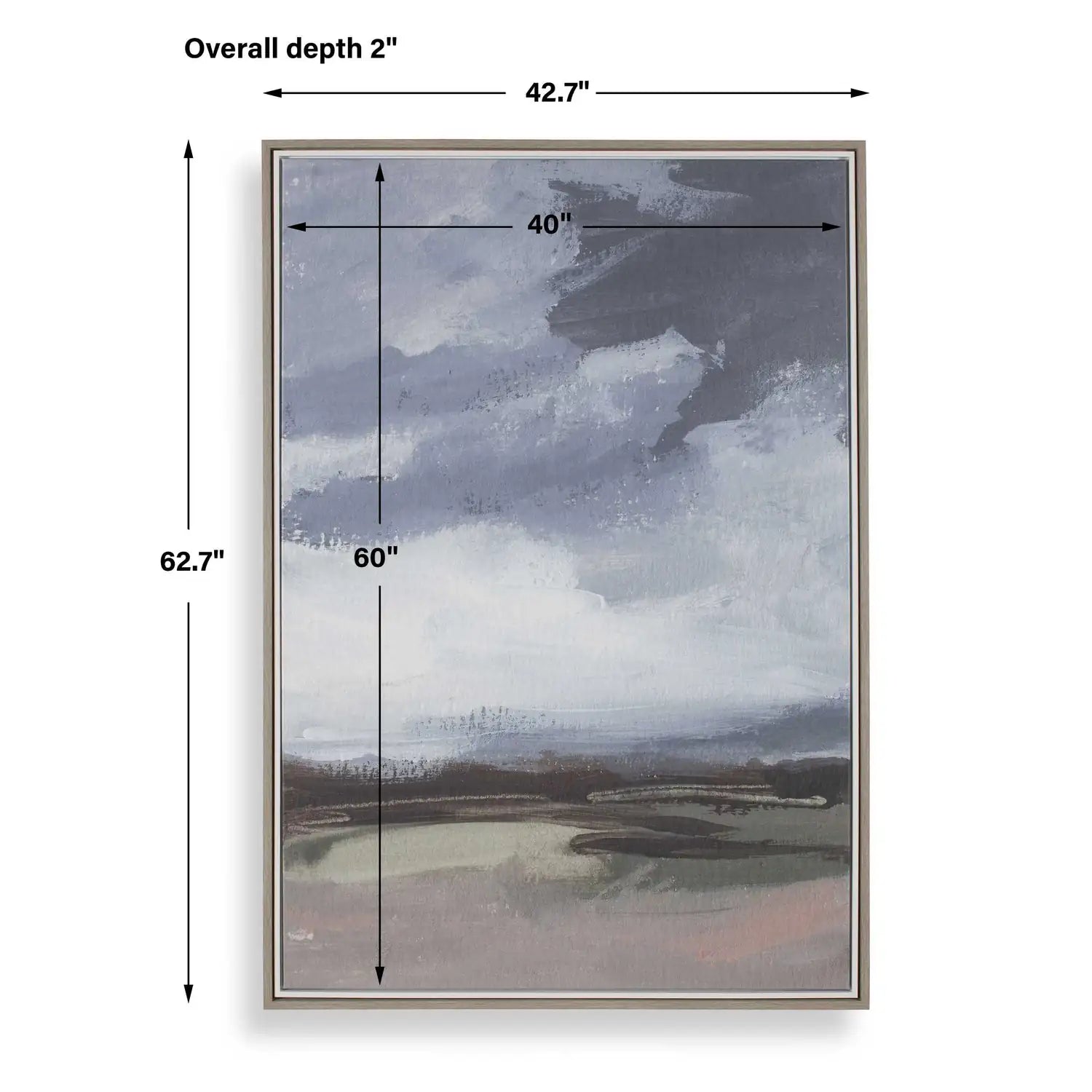 UTTERMOST Bracing Framed Landscape Art - Art