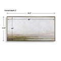 UTTERMOST Hazy Lake Framed Landscape Art - Art