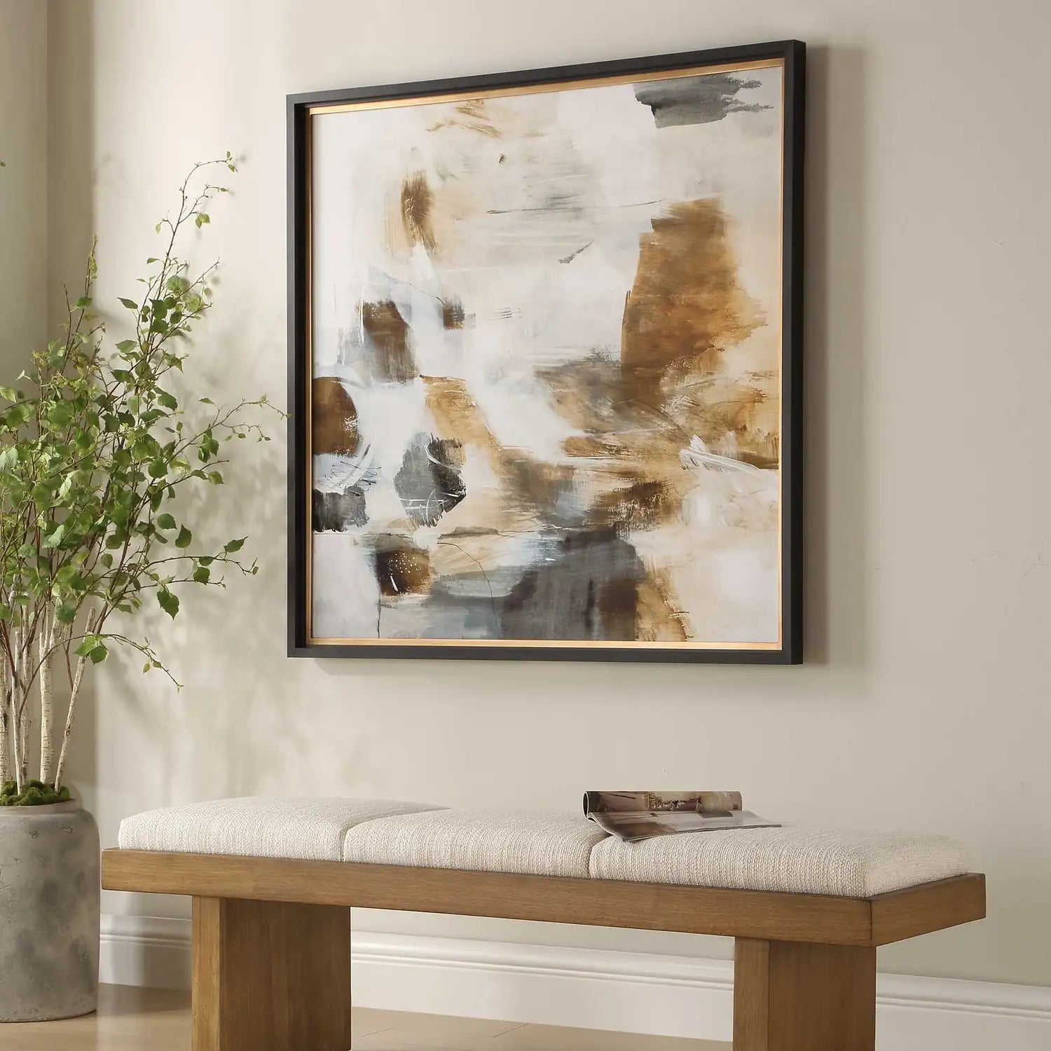 UTTERMOST Ancient Story Framed Abstract Print - Art