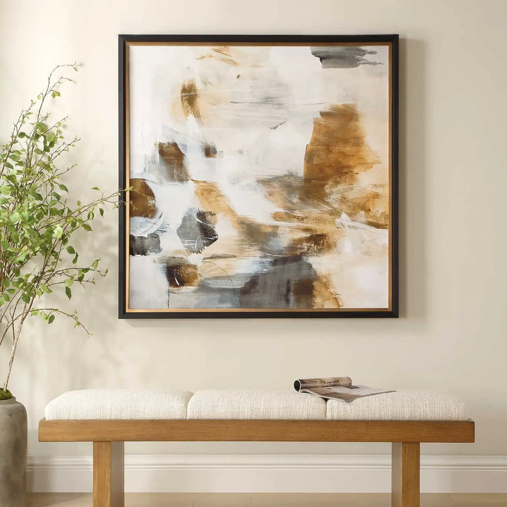 UTTERMOST Ancient Story Framed Abstract Print - Art