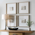 UTTERMOST Studying Sepia Hand Painted Canvases Set Of 4 - Art