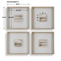 UTTERMOST Studying Sepia Hand Painted Canvases Set Of 4 - Art