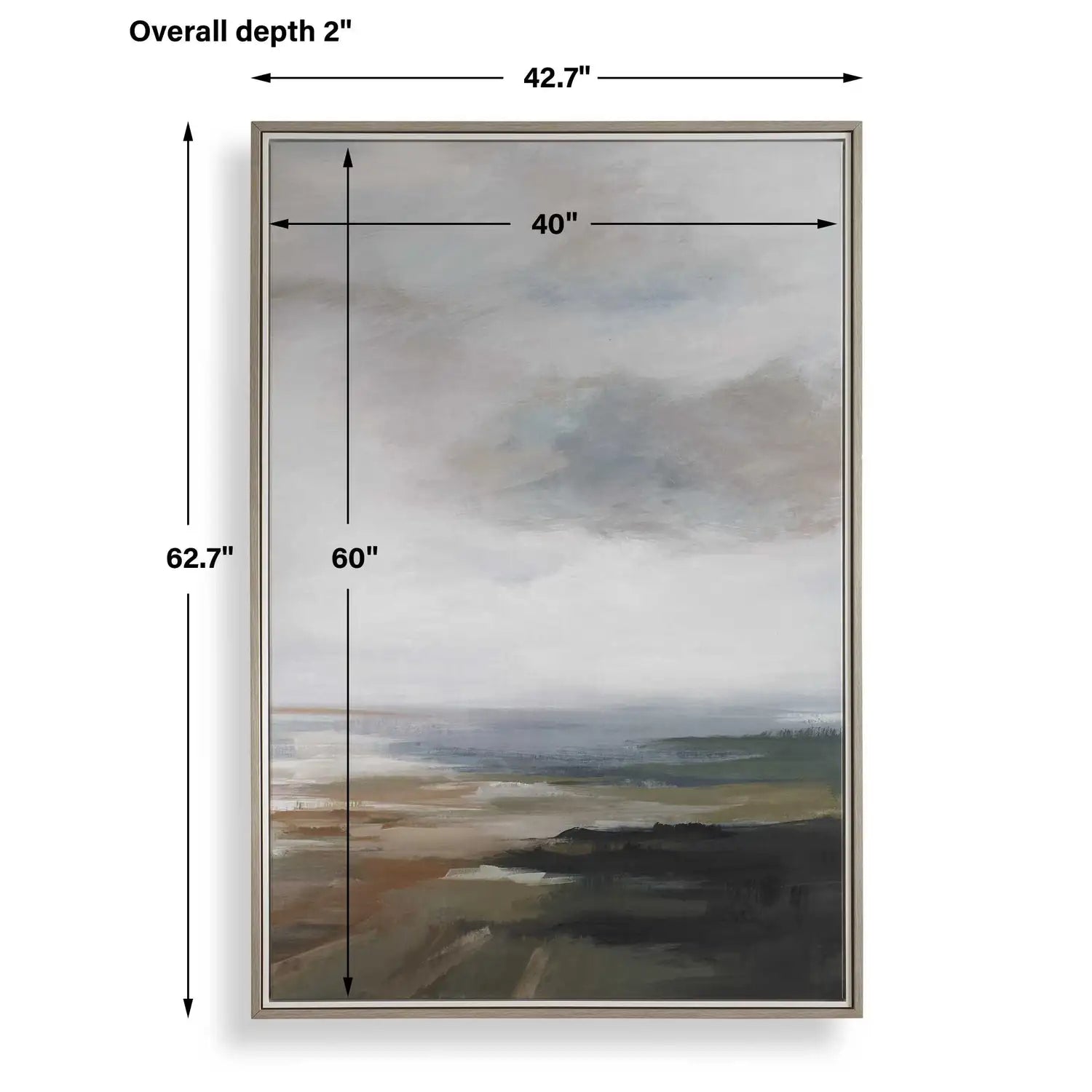 UTTERMOST Lowlands Framed Landscape Print - Art