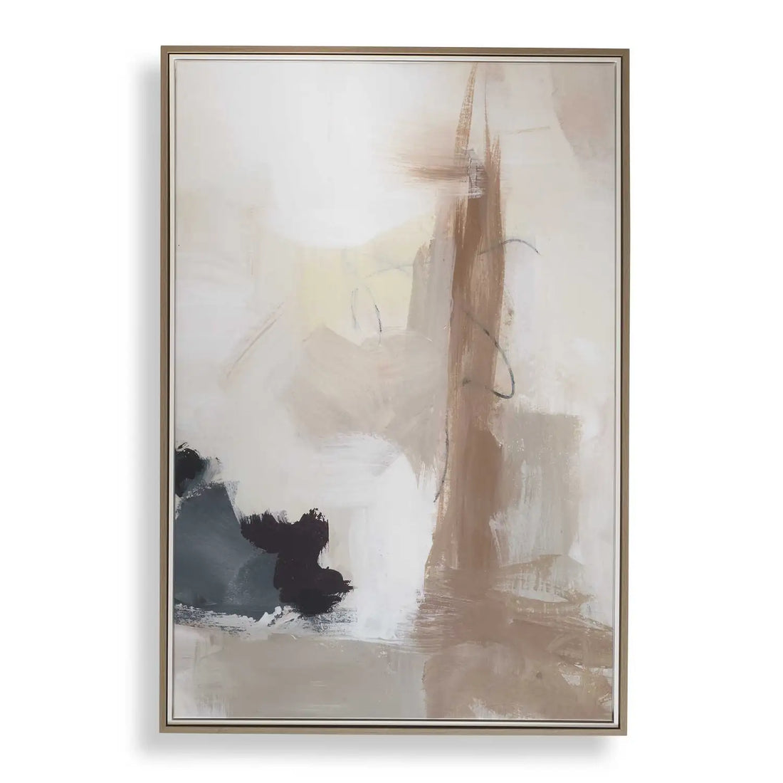 UTTERMOST BLUSTER FRAMED ABSTRACT CANVAS - Art