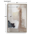 UTTERMOST Bluster Framed Abstract Canvas - Art