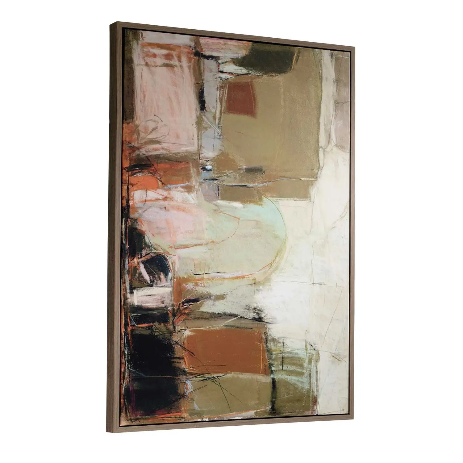UTTERMOST Palace Walls Framed Abstract Art - Art