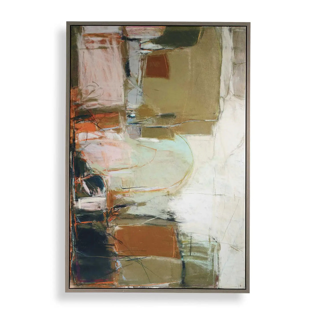 UTTERMOST Palace Walls Framed Abstract Art - Art