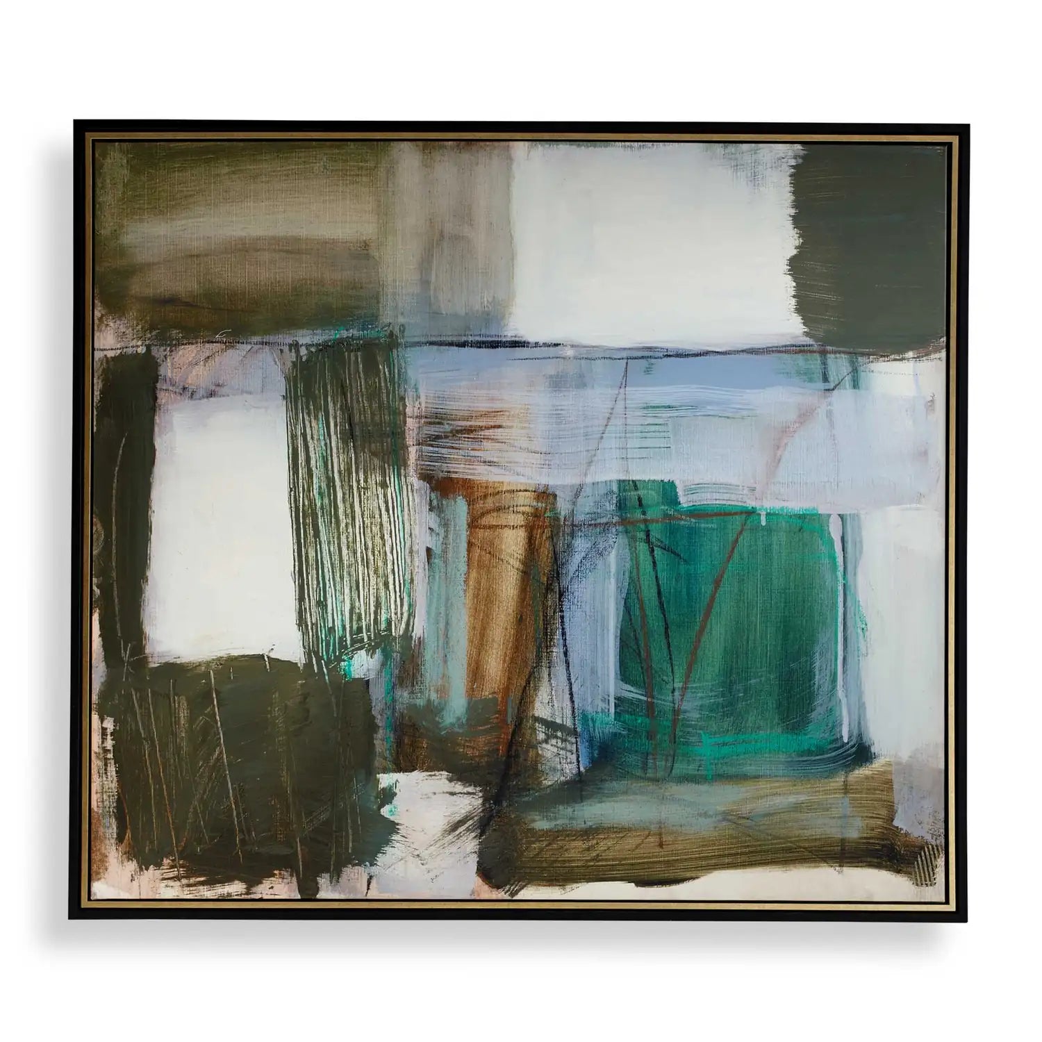 UTTERMOST FIELDS FRAMED ABSTRACT CANVAS - Art
